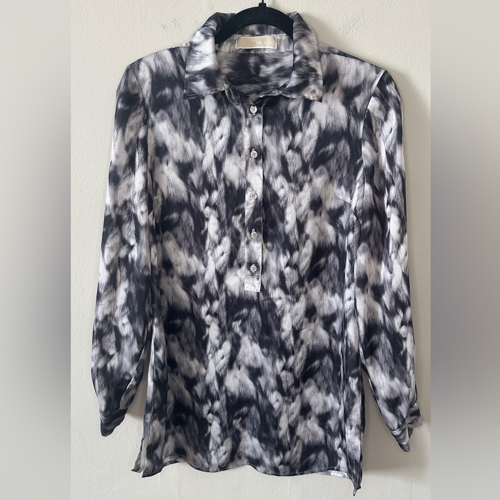 Michael Kors button down tunic, size M